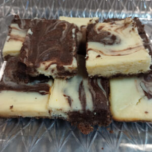 Dozen of Citrus-Zest Cheesecake Brownies